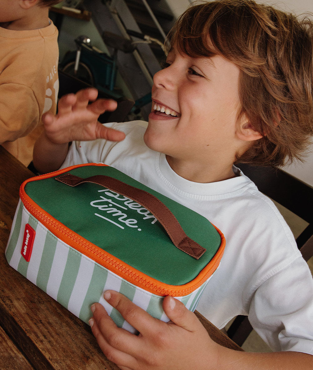 Green Stripes Lunchtas