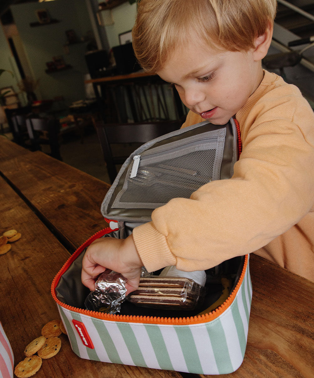 Green Stripes Lunchtas