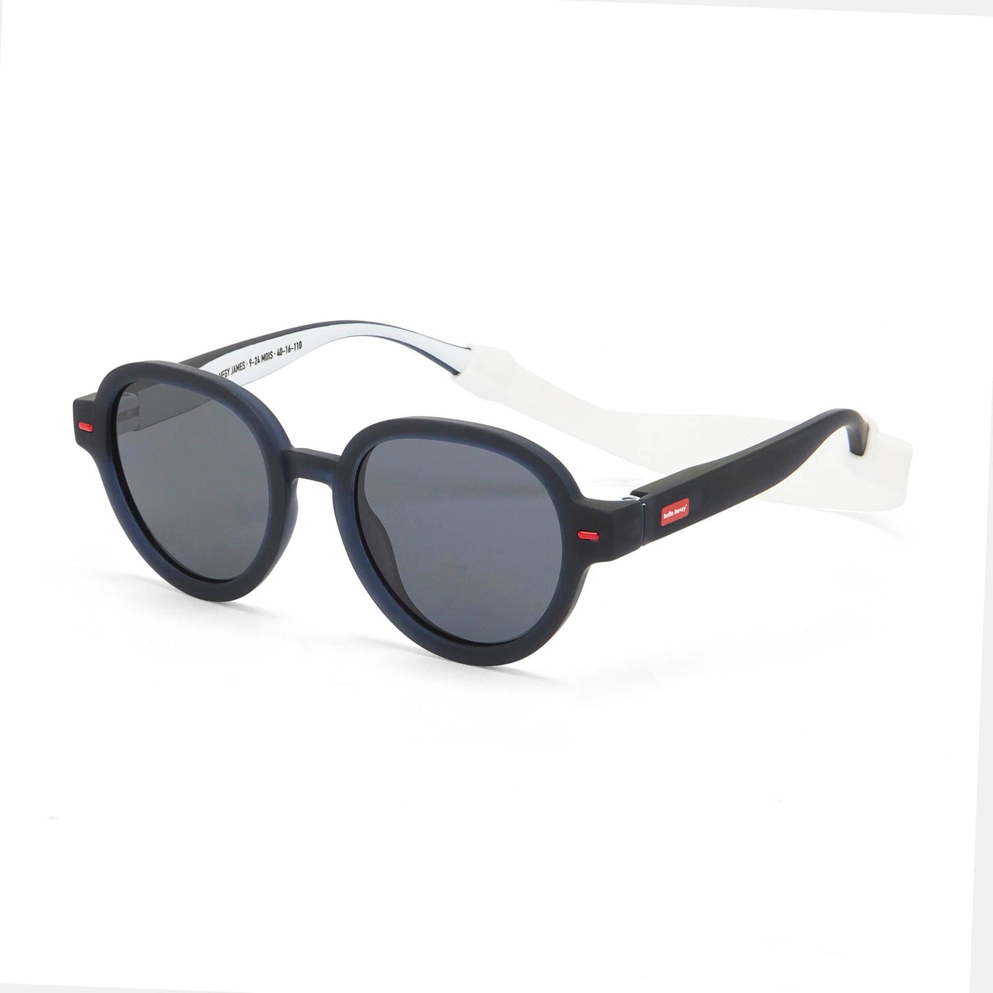 Lunettes de soleil Bébé Megy James, colorées, verres catégorie 3, UV400, verres polarisés, dès 9 mois, Cool Kids Only !