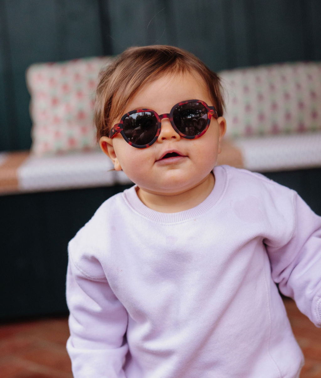 Lunettes de soleil Bébé Megy Craky, colorées, verres catégorie 3, UV400, verres polarisés, dès 9 mois, Cool Kids Only !