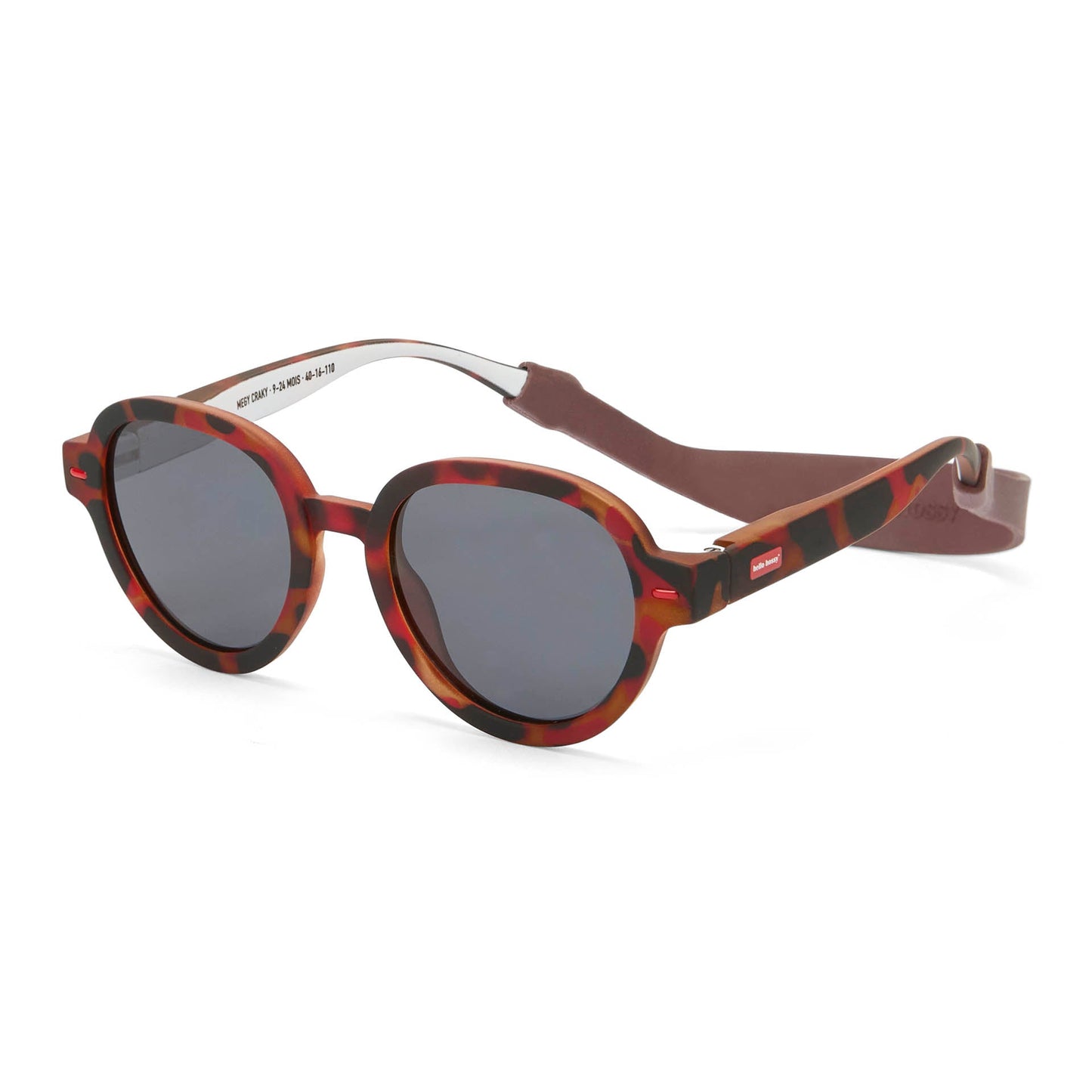 Lunettes de soleil Bébé Megy Craky, colorées, verres catégorie 3, UV400, verres polarisés, dès 9 mois, Cool Kids Only !