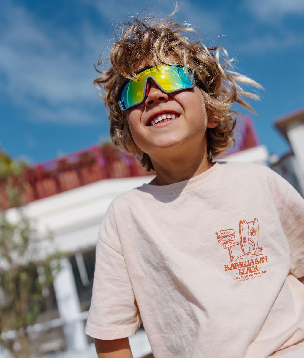 Zonnebrillen voor kinderen sportieve vorm gepolariseerde glazen multicolour Hello Hossy
