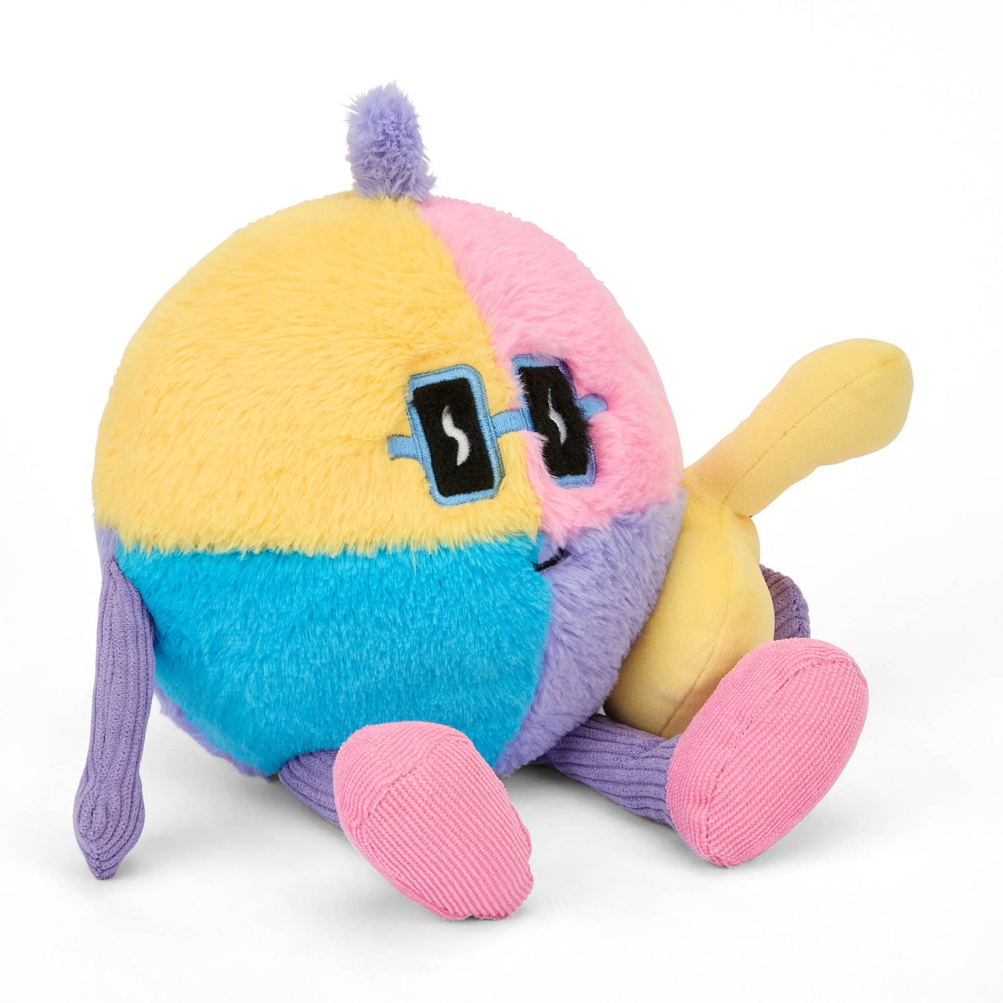 Peluche originale pour enfant Hello Hossy Disco Pop – vue de 3/4
