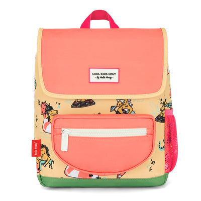 Gele roze kinderrugzak met eenhoornmotief Hello Hossy