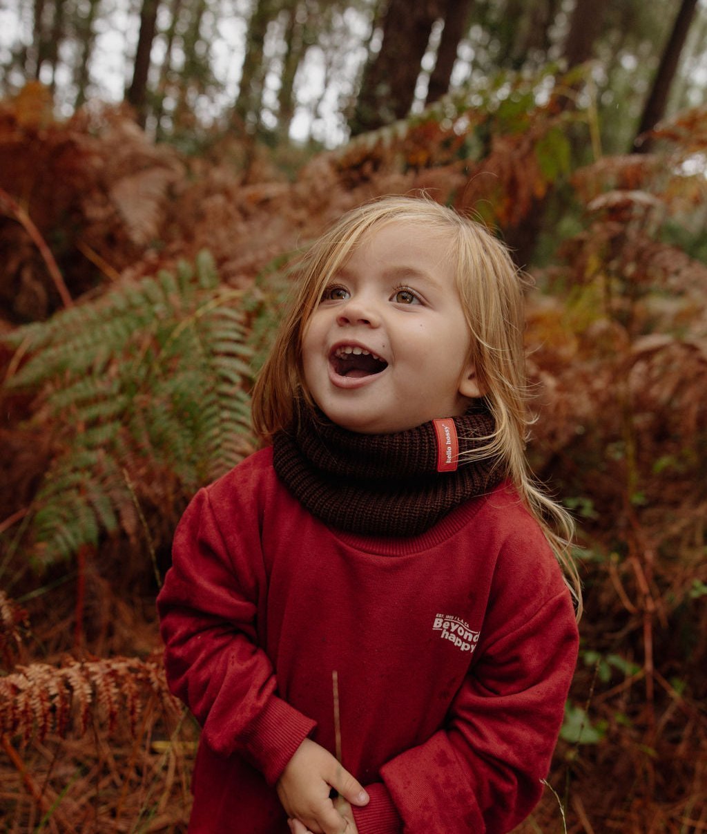 Snood Cocoon Chocolate Enfants & Bébés, Cool Kids Only, Hello Hossy