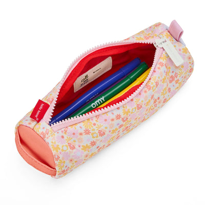 Schooletui Kinderen Retro Flowers, Kleuterschool en Basisschool, Cool Kids Only !