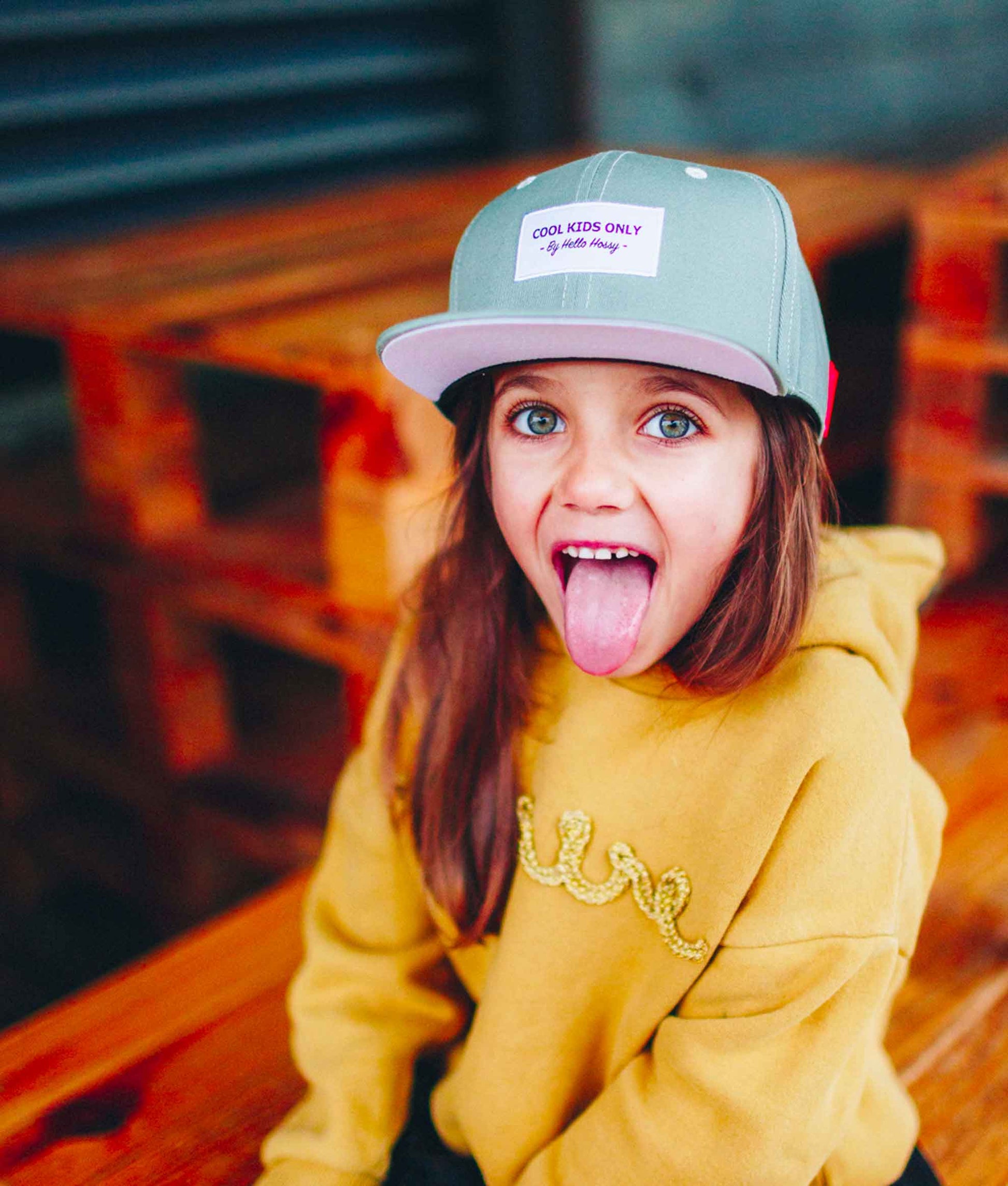 Casquette Mini Khaki Enfants & Bébés, Cool Kids Only, Hello Hossy
