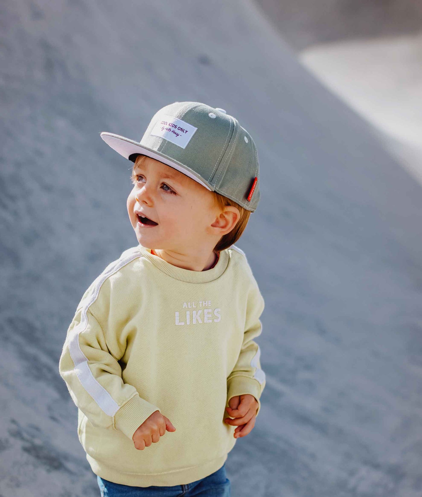 Casquette Mini Khaki Enfants & Bébés, Cool Kids Only, Hello Hossy