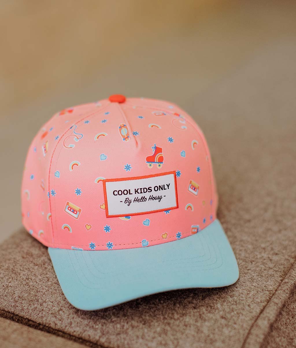 Casquette Enfants Rollers, visière courbée, éco-responsable, certifiée Oeko-Tex, dès 9 mois, Cool Kids Only !
