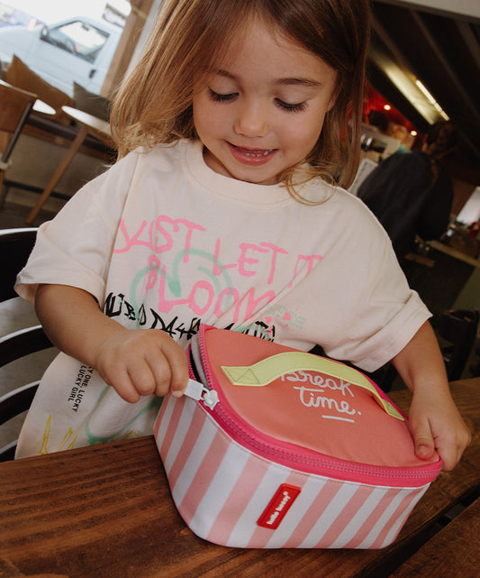 Pink Stripes Lunchtas