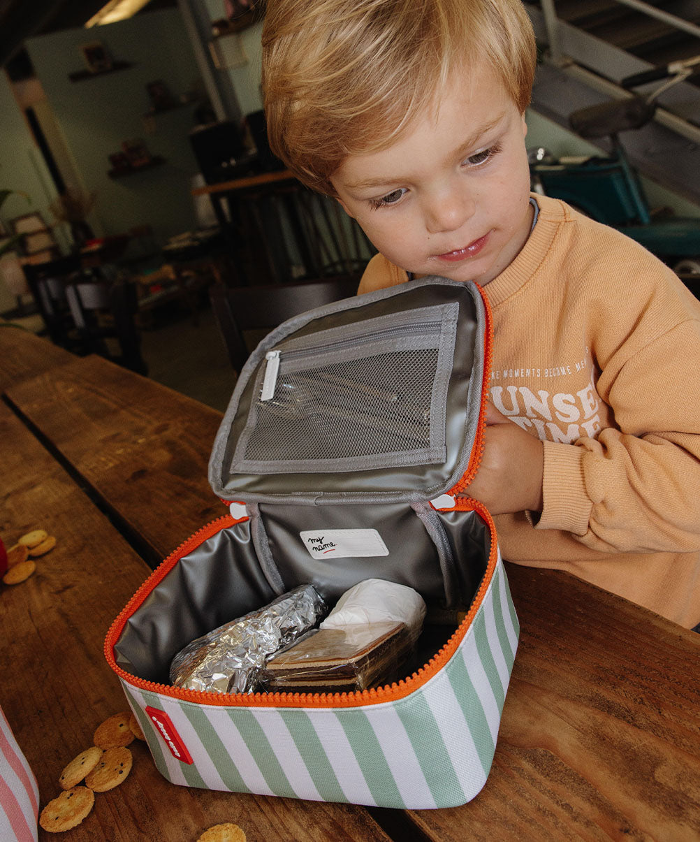 Green Stripes Lunchtas