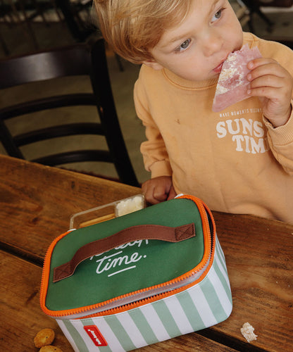 Green Stripes Lunchtas