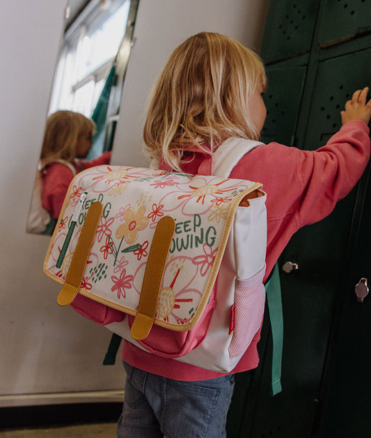 Flower Artwork Schooltas