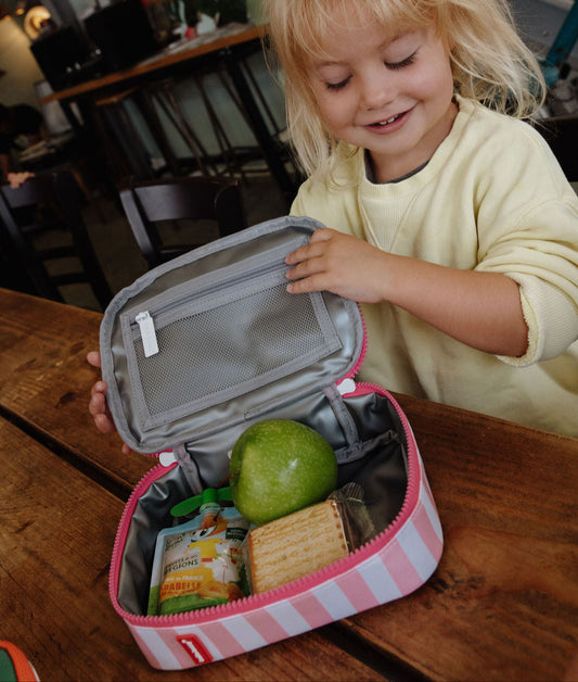 Pink Stripes Snackzakje