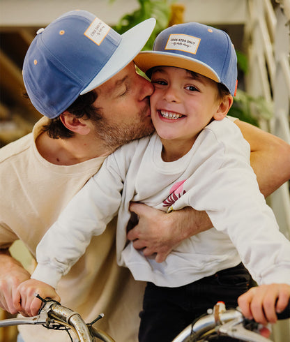 Casquette Parents-Enfants Mini Malo, visière plate, 100% coton biologique, matchy-matchy, dès 9 mois, Cool Kids Only !