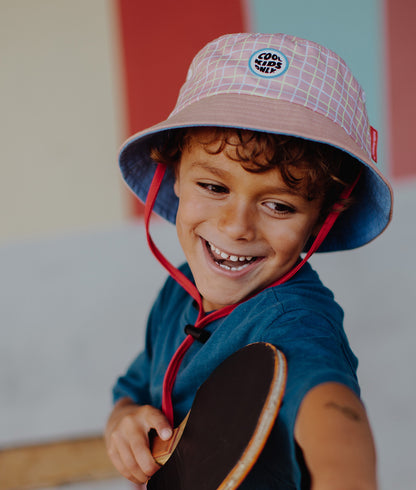 Bob Enfants Tennis avec cordon, éco-responsable, certifié Oeko-Tex, dès 9 mois, Cool Kids Only !