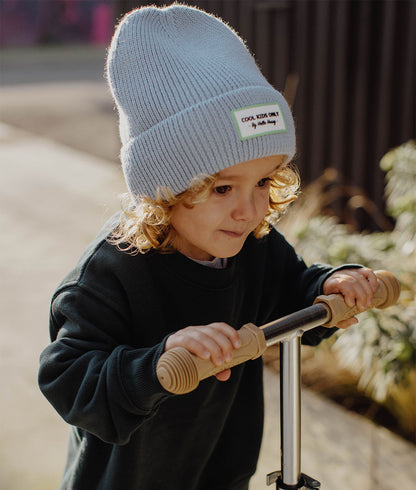 Bonnet coloré Enfants Pop Artic, maille douce et fine, laine, sans pompon, dès 9 mois, Cool Kids Only !