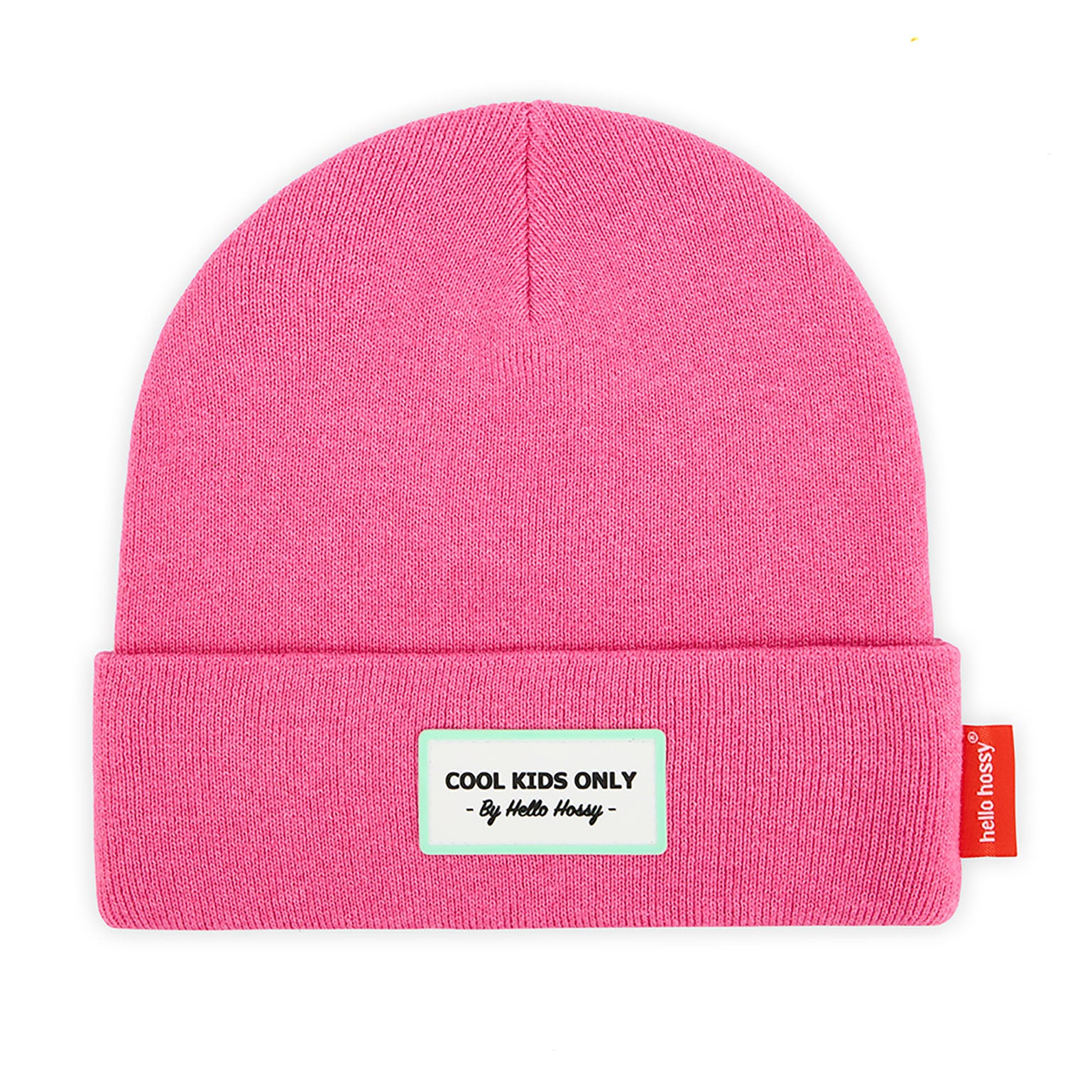 Bonnet Enfants Urban Fuchsia, coton, effet chiné, maille douce et fine, dès 9 mois, Cool Kids Only !