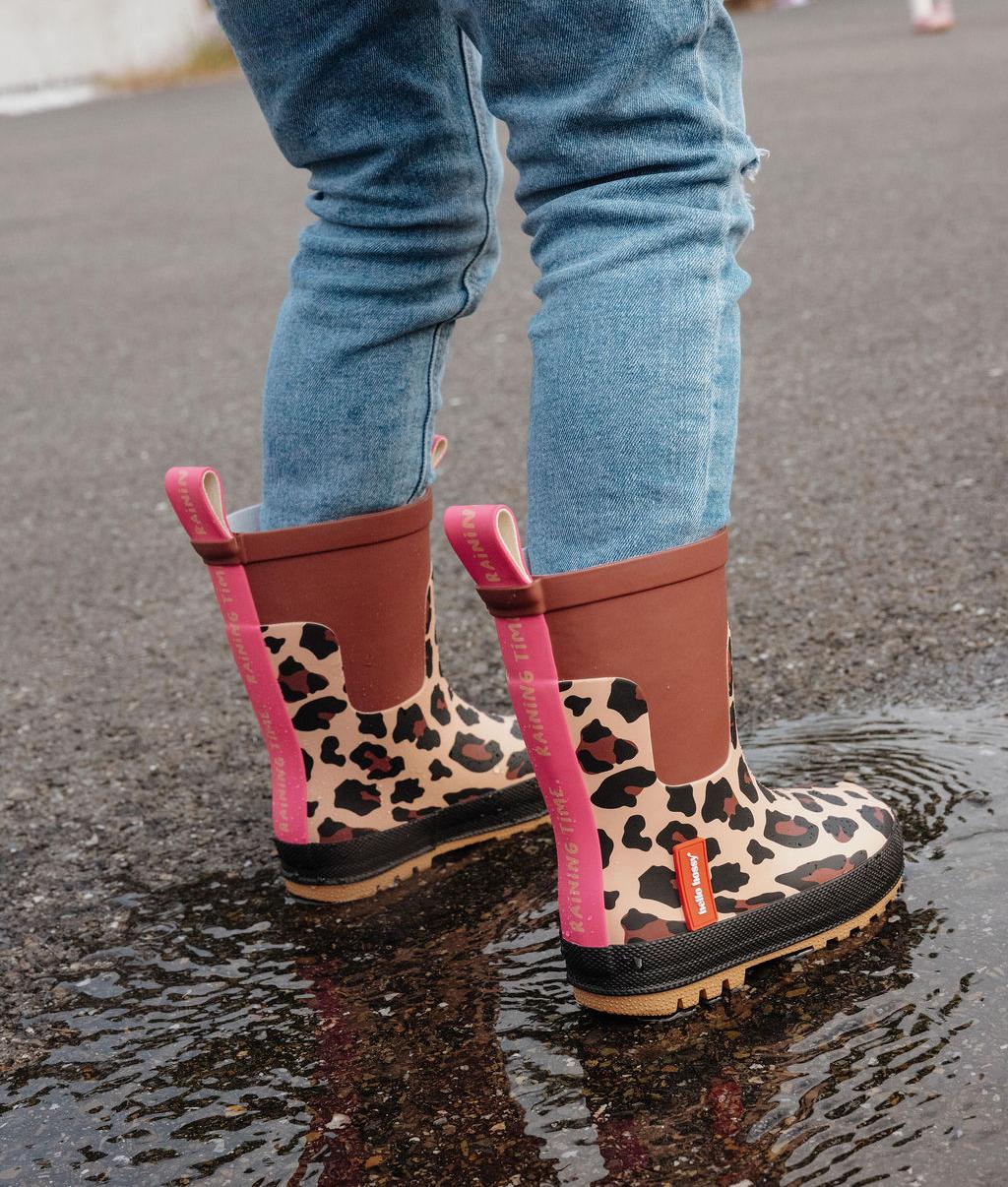 Leopard Regenlaarzen