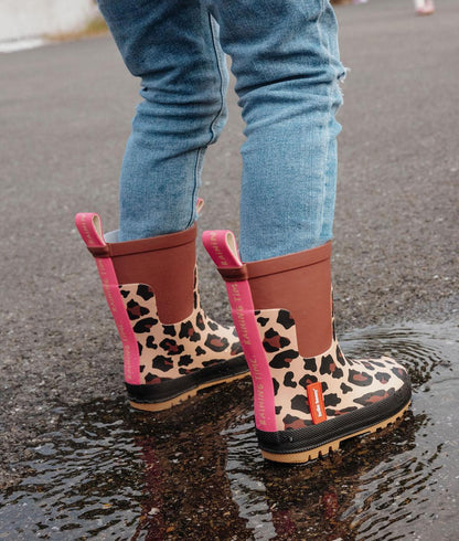 Leopard Regenlaarzen