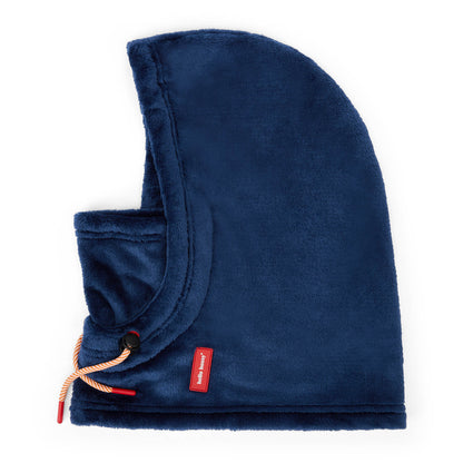 Kinder balaclava blauw fleece verstelbare koordjes Hello Hossy