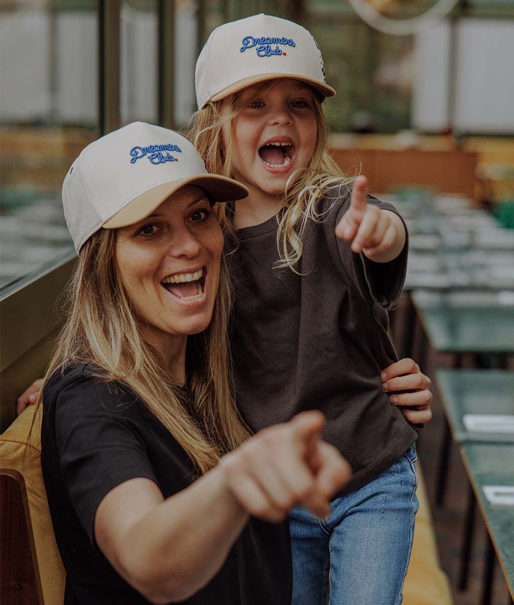 Casquette Mamans-Enfants Léopard #3, visière courbée, matchy-matchy, éco-responsable, dès 9 mois, Cool Kids Only !