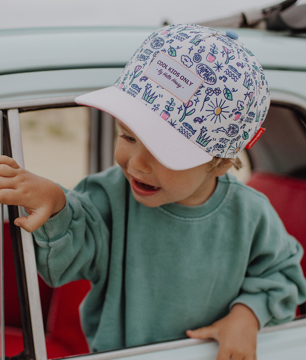 Casquette Enfant Playground, visière courbée, éco-responsable, certifiée Oeko-Tex, dès 9 mois, Cool Kids Only !