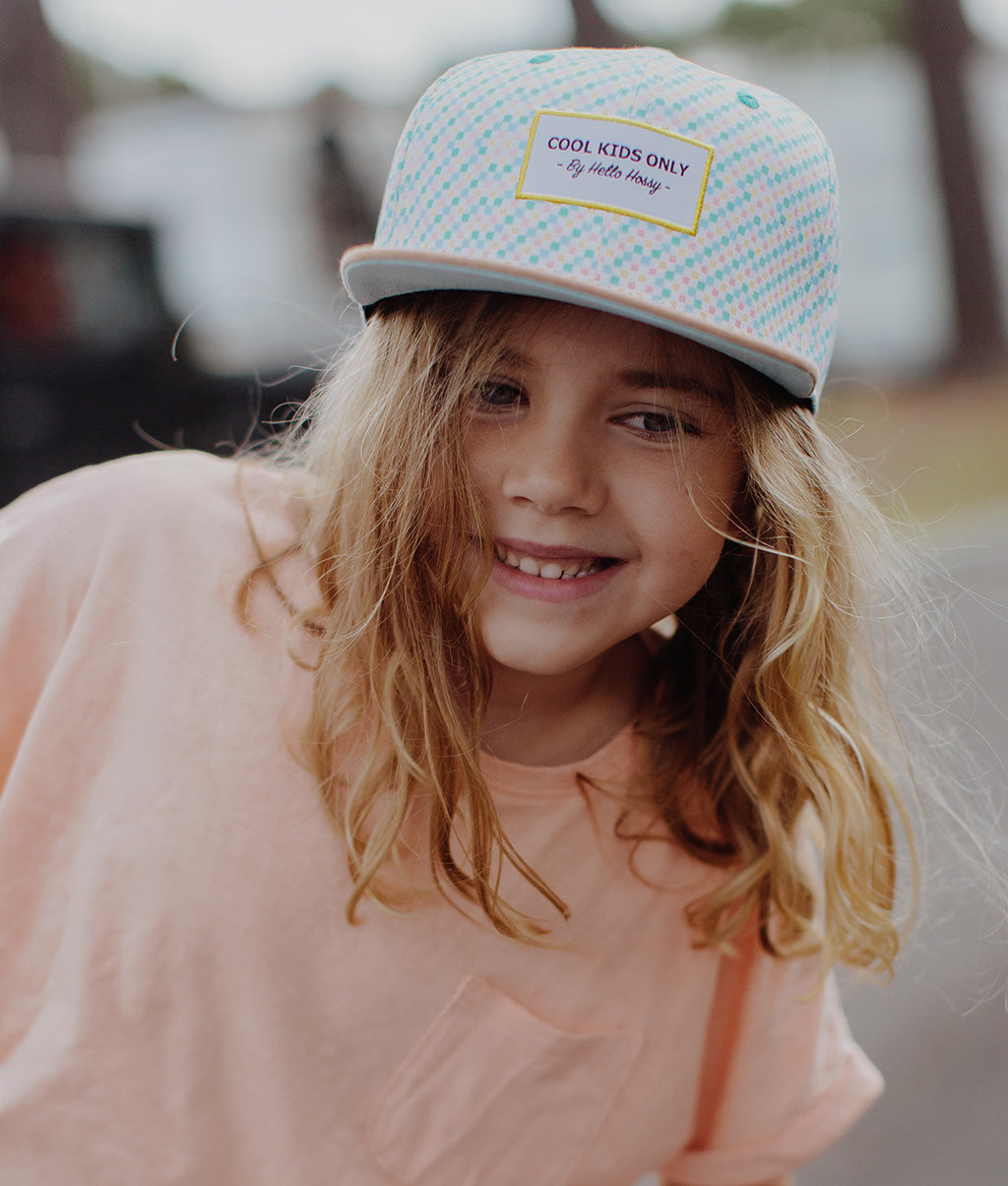 Casquette Enfants Square, visière plate, éco-responsable, certifiée Oeko-Tex, dès 9 mois, Cool Kids Only !