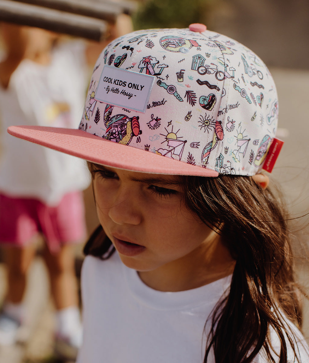 Casquette Enfants Skate, visière plate, éco-responsable, certifiée Oeko-Tex, dès 9 mois, Cool Kids Only !