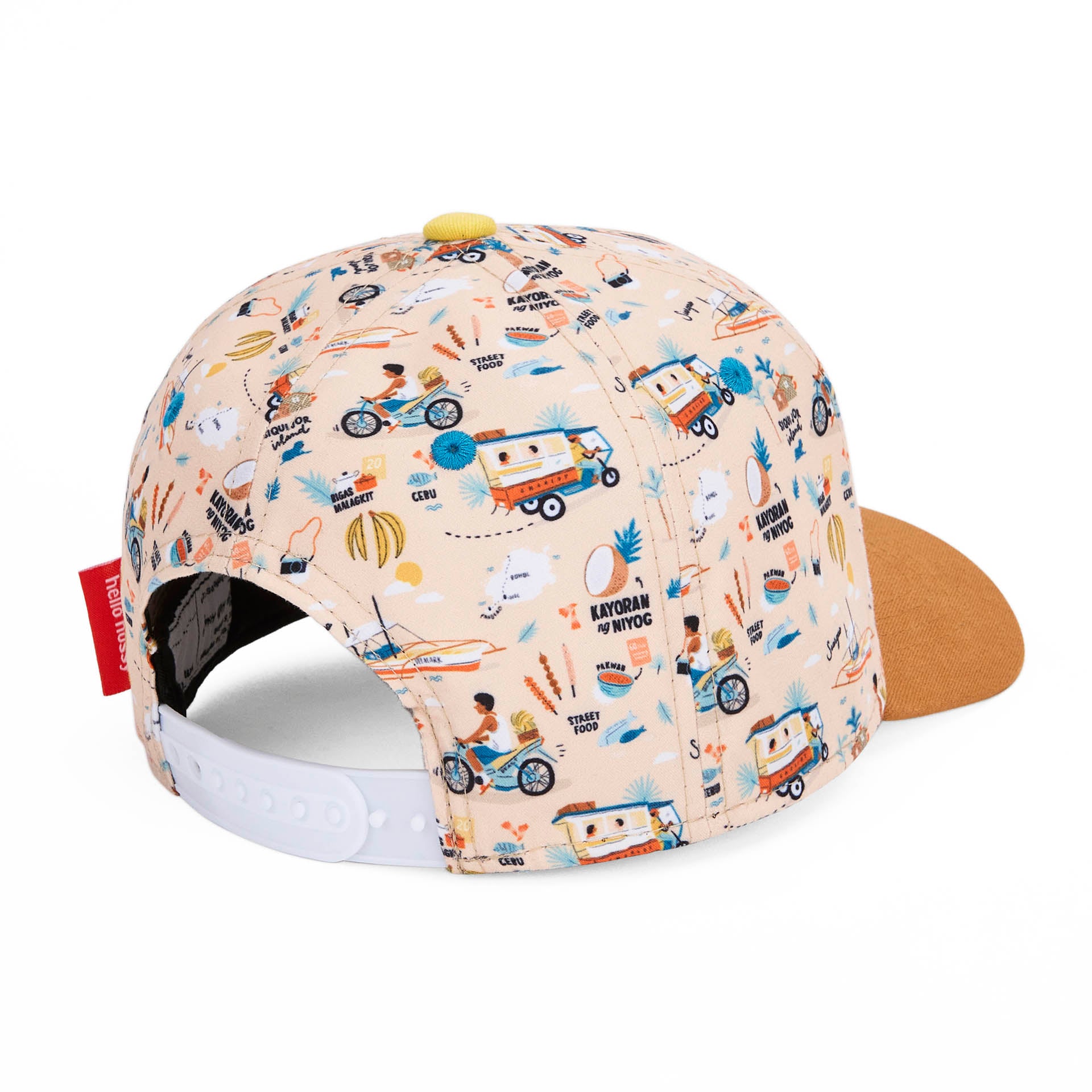 Casquette Enfant Philippines, visière courbée, éco-responsable, certifiée Oeko-Tex, dès 9 mois, Cool Kids Only !