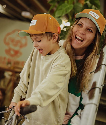 Casquette Parents-Enfants Mini Peanut, visière courbée, matchy-matchy, 100% coton biologique, dès 9 mois, Cool Kids Only !