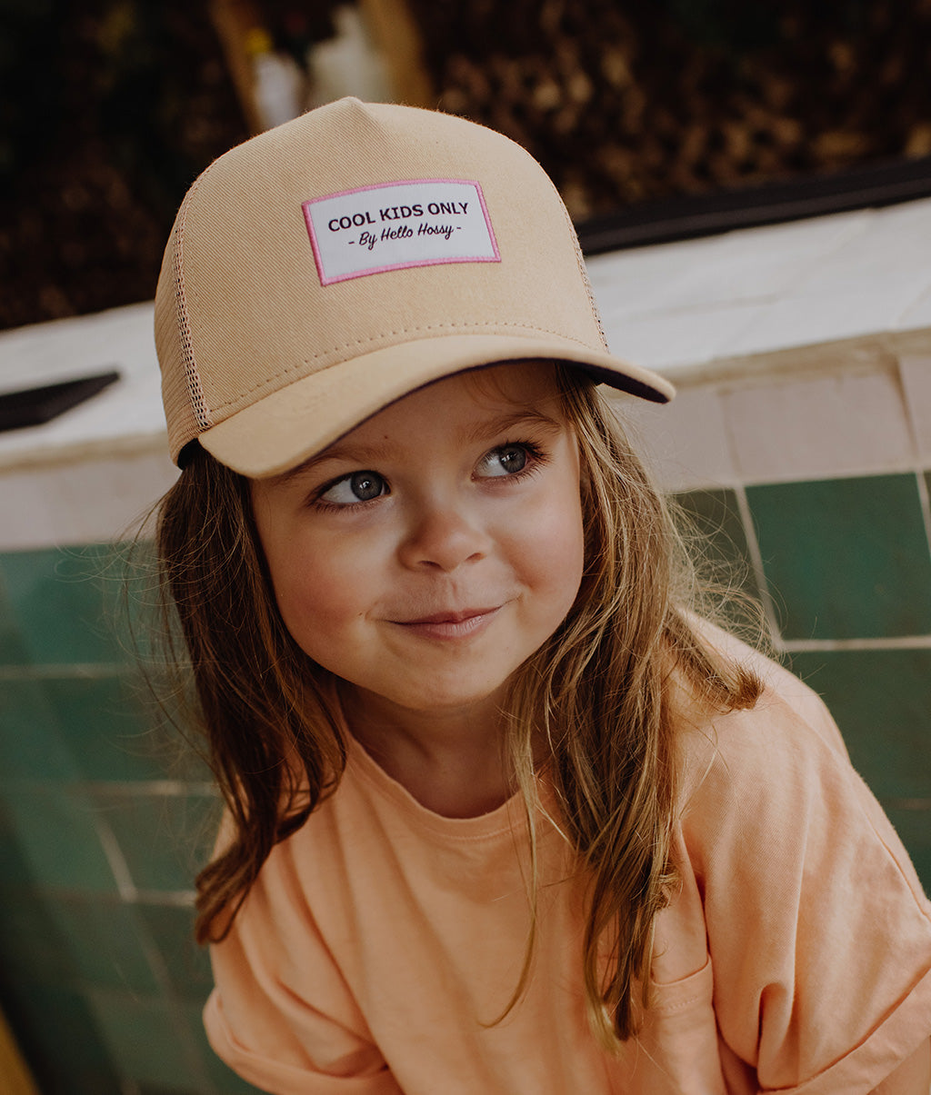 Casquette Enfants Mini Melba, style Trucker, éco-responsable, certifiée Oeko-Tex, dès 9 mois, Cool Kids Only !