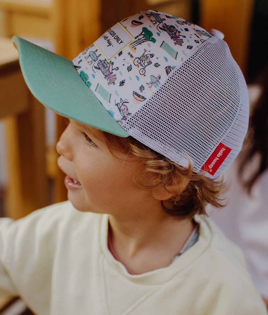 Casquette Enfants Lalalandes, style Trucker, éco-responsable, certifiée Oeko-Tex, dès 9 mois, Cool Kids Only !