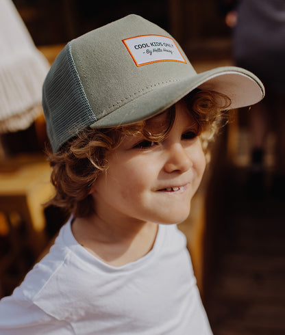 Casquette Parents-Enfants Mini Olive, style Trucker, matchy-matchy, éco-responsable, dès 9 mois, Cool Kids Only !