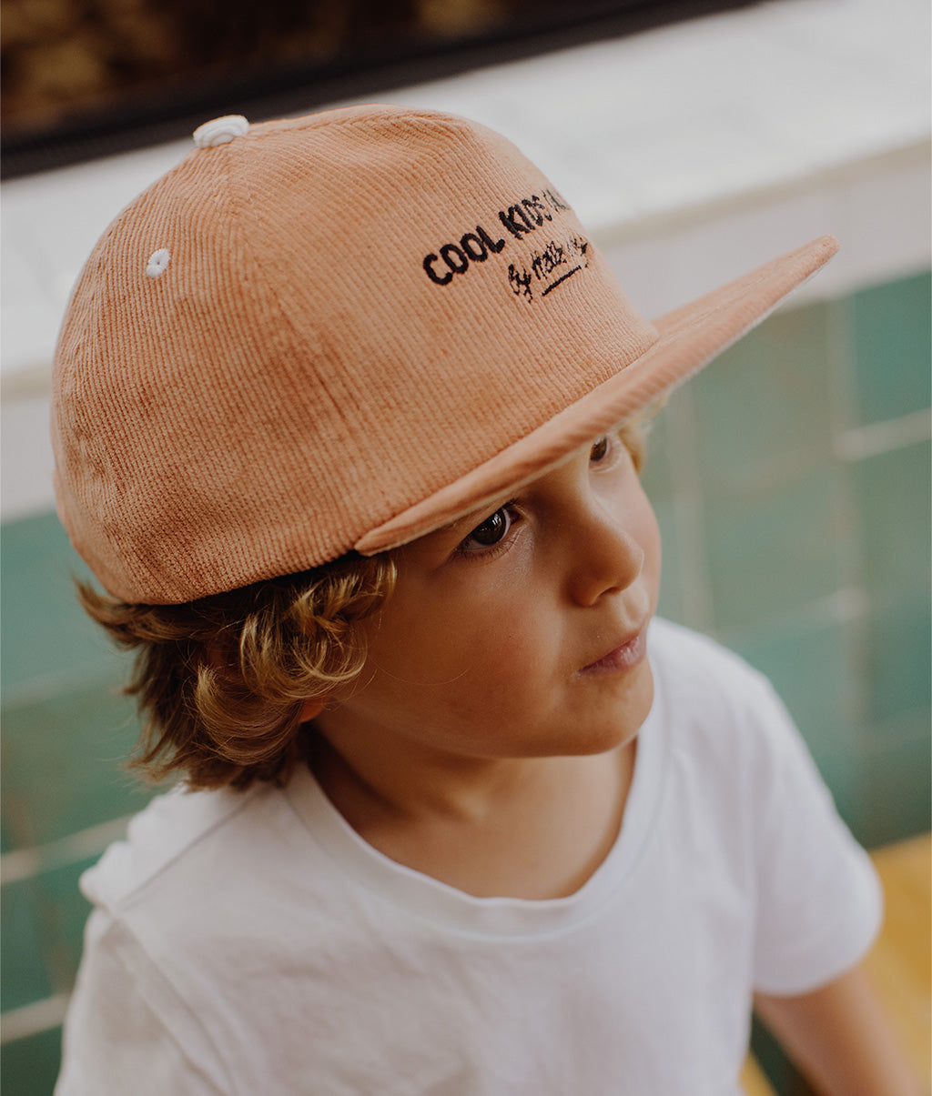 Casquette Parents-Enfants Mini Nutty, visière plate, velours, certifiée Oeko-Tex, dès 9 mois, Cool Kids Only !