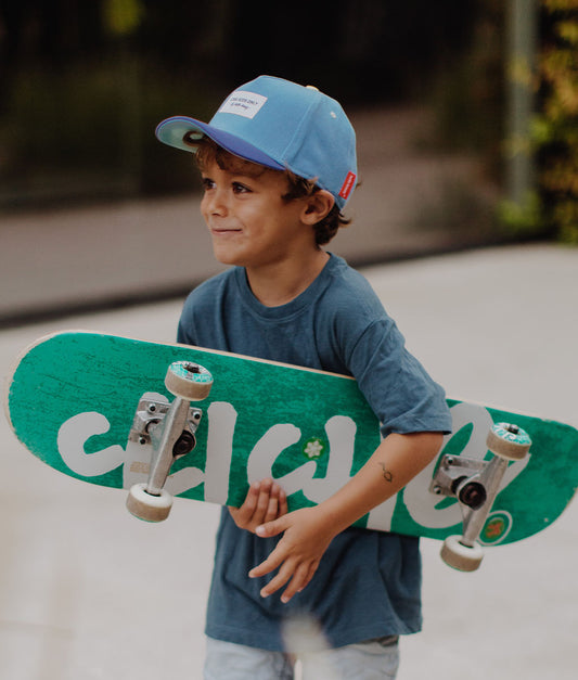 Casquette Enfants Mini Dive, visière courbée, 100% coton biologique, certifiée Oeko-Tex, dès 9 mois, Cool Kids Only !