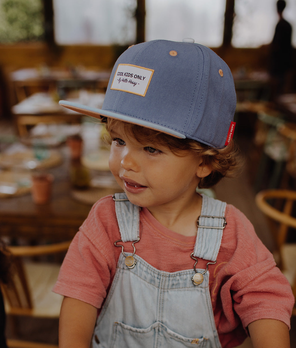 Casquette Enfants Mini Malo, visière plate, 100% coton biologique, certifiée Oeko-Tex, dès 9 mois, Cool Kids Only !