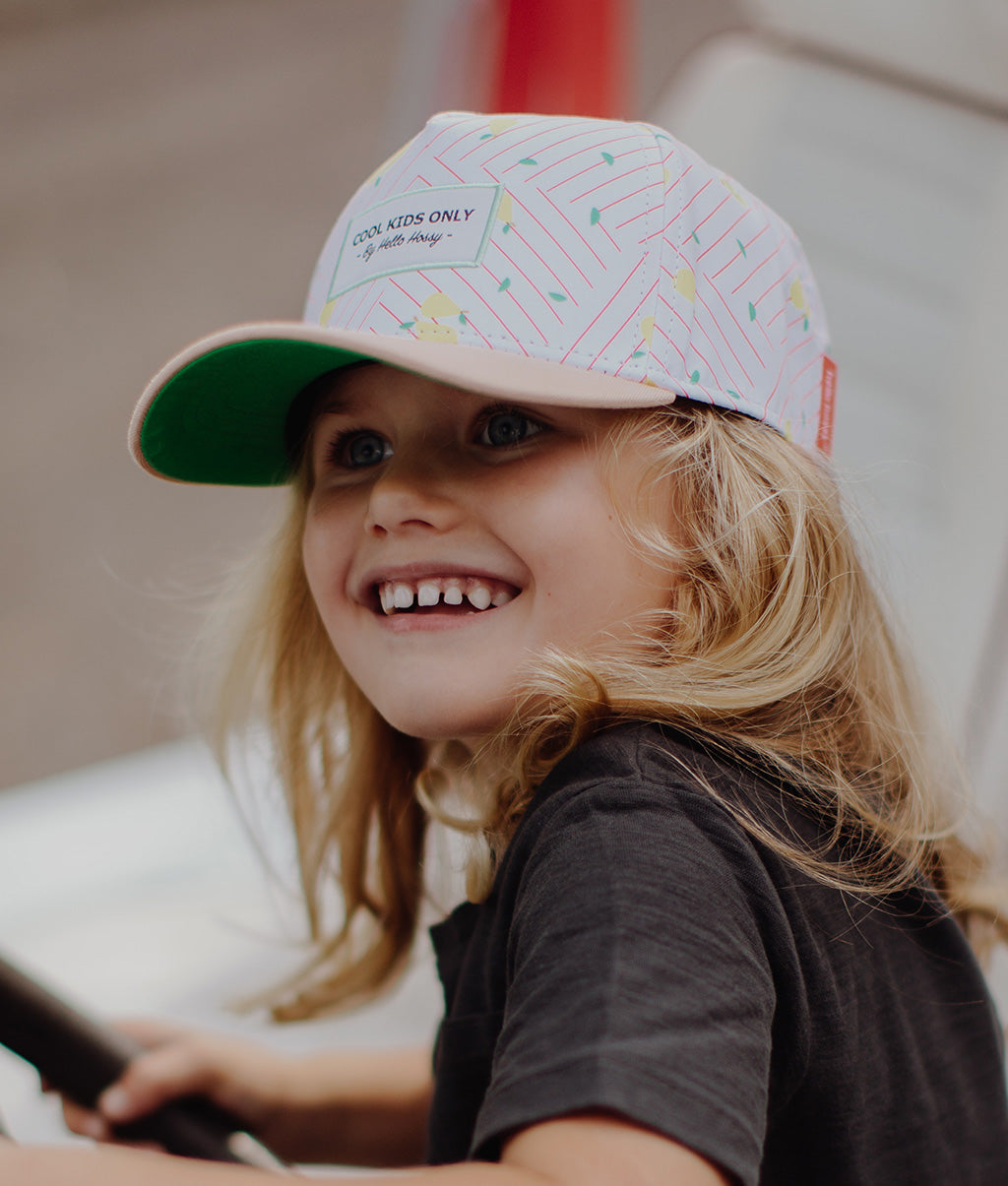 Casquette Enfants Pear, visière courbée, éco-responsable, certifiée Oeko-Tex, dès 9 mois, Cool Kids Only !