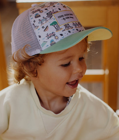 Casquette Enfants Lalalandes, style Trucker, éco-responsable, certifiée Oeko-Tex, dès 9 mois, Cool Kids Only !