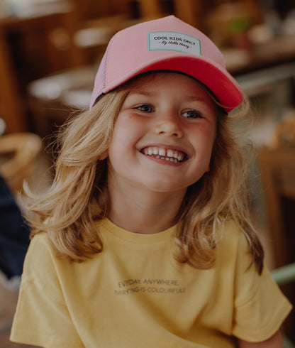 Casquette Enfants Mini Peony, style Trucker, éco-responsable, certifiée Oeko-Tex, dès 9 mois, Cool Kids Only !