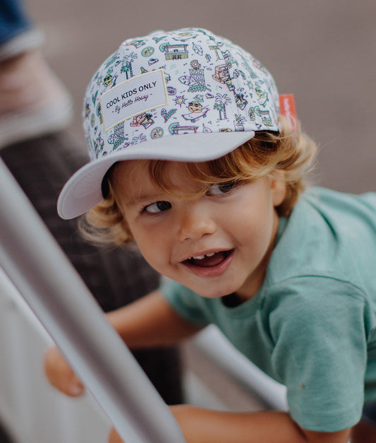 Casquette Enfants Florida, visière courbée, éco-responsable, certifiée Oeko-Tex, dès 9 mois, Cool Kids Only !