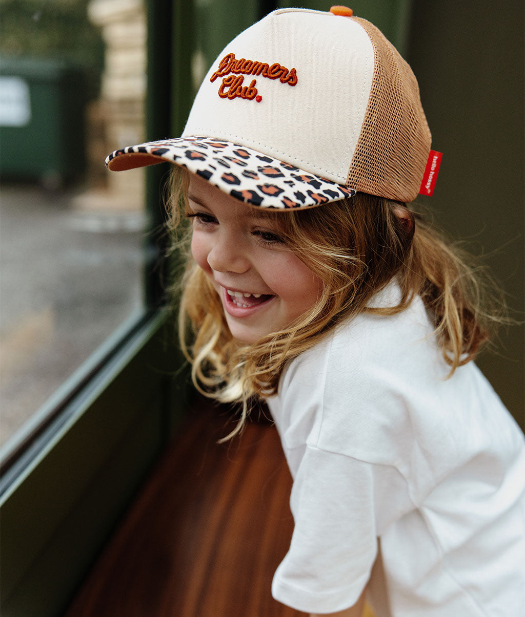 Casquette Enfants Léopard #2, style Trucker, matchy-matchy, éco-responsable, dès 9 mois, Cool Kids Only !