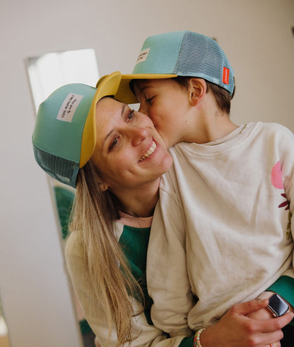 Casquette Parents-Enfants Mini Agave, style Trucker, matchy-matchy, éco-responsable, dès 9 mois, Cool Kids Only !