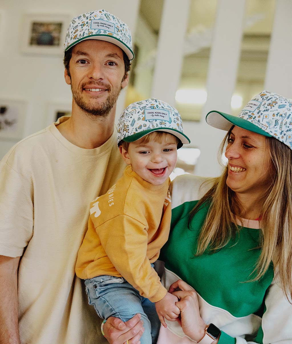 Casquette Parents-Enfants Japan, visière courbée, éco-responsable, matchy-matchy, dès 9 mois, Cool Kids Only !