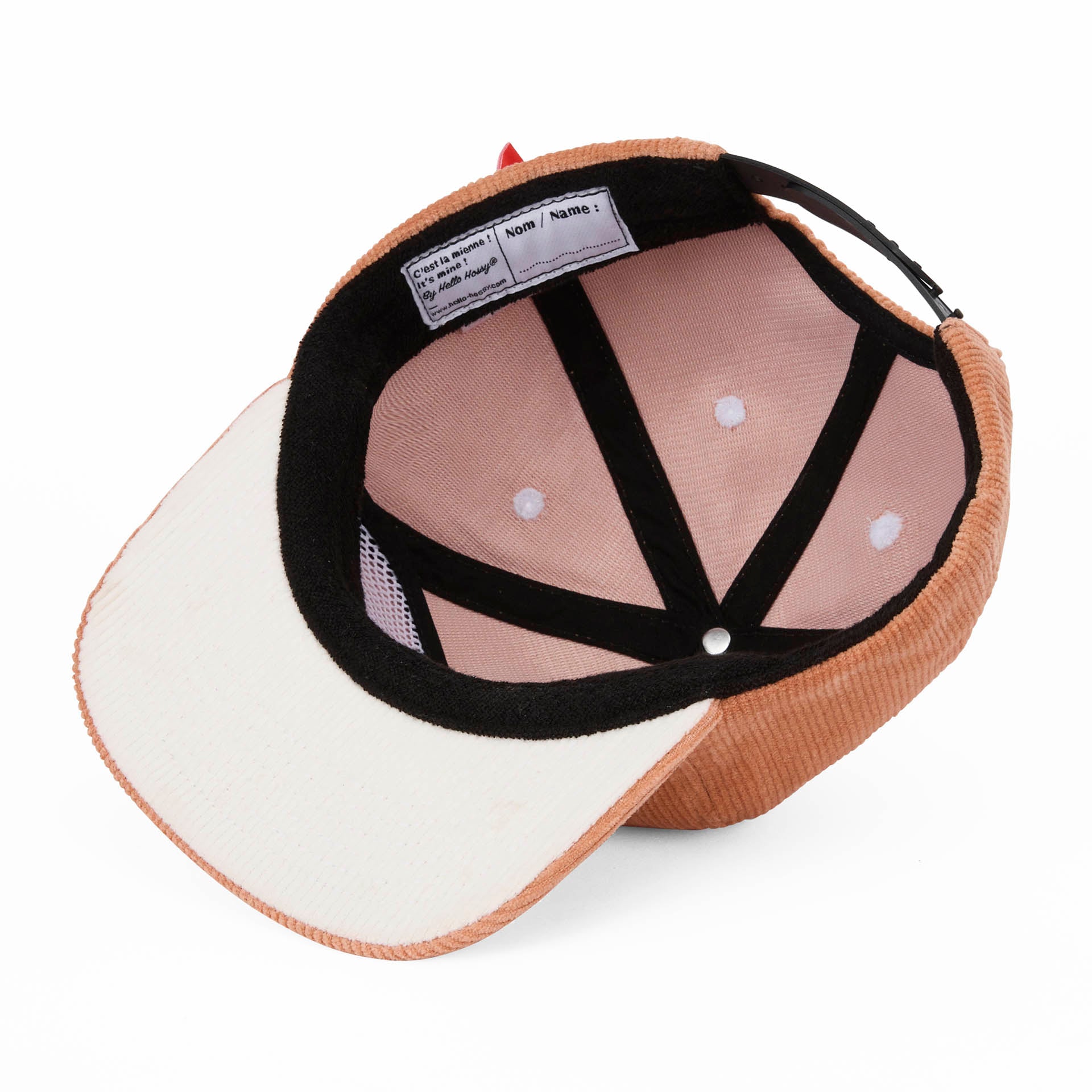 Casquette Parents-Enfants Mini Nutty, visière plate, velours, matchy-matchy, dès 9 mois, Cool Kids Only !