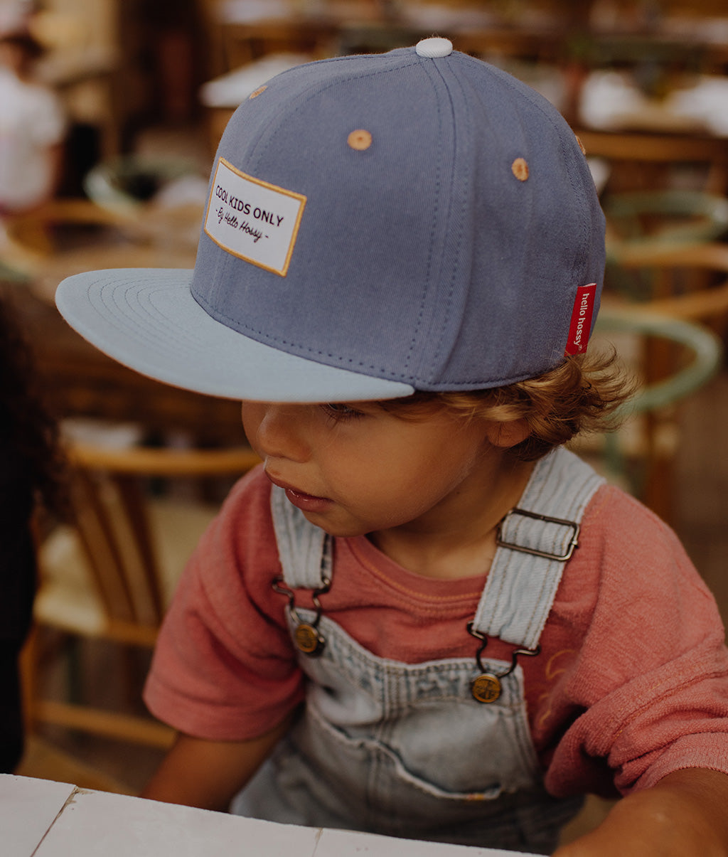 Casquette Enfants Mini Malo, visière plate, 100% coton biologique, certifiée Oeko-Tex, dès 9 mois, Cool Kids Only !