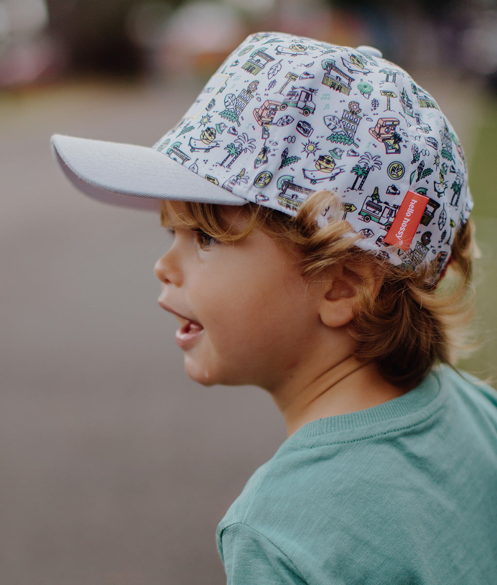 Casquette Enfants Florida, visière courbée, éco-responsable, certifiée Oeko-Tex, dès 9 mois, Cool Kids Only !