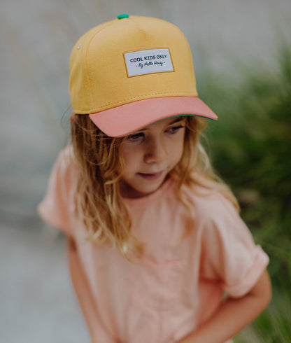 Casquette Enfants Mini Sunset, visière courbée, 100% coton biologique, certifiée Oeko-Tex, dès 9 mois, Cool Kids Only !