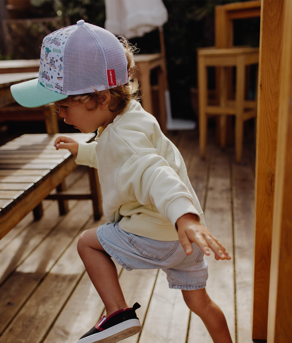 Casquette Enfants Lalalandes, style Trucker, éco-responsable, certifiée Oeko-Tex, dès 9 mois, Cool Kids Only !