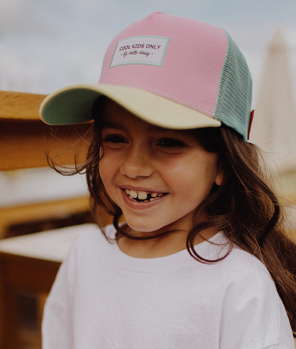 Casquette Parents-Enfants Mini Poppy, style Trucker, matchy-matchy, éco-responsable, dès 9 mois, Cool Kids Only !